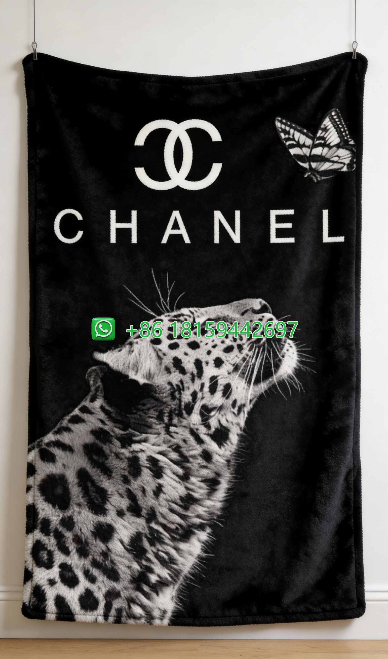 Chanel Throw Blankets